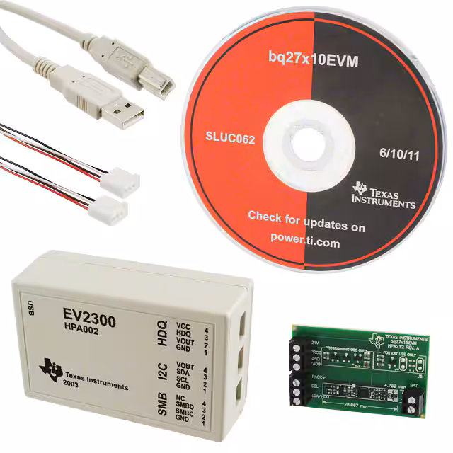 BQ27010EVM Texas Instruments  Cartes et kits d'évaluation et de démonstration